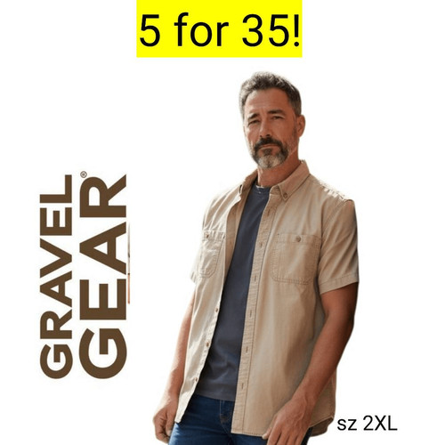 Gravel gear khaki rugged work - rugged,